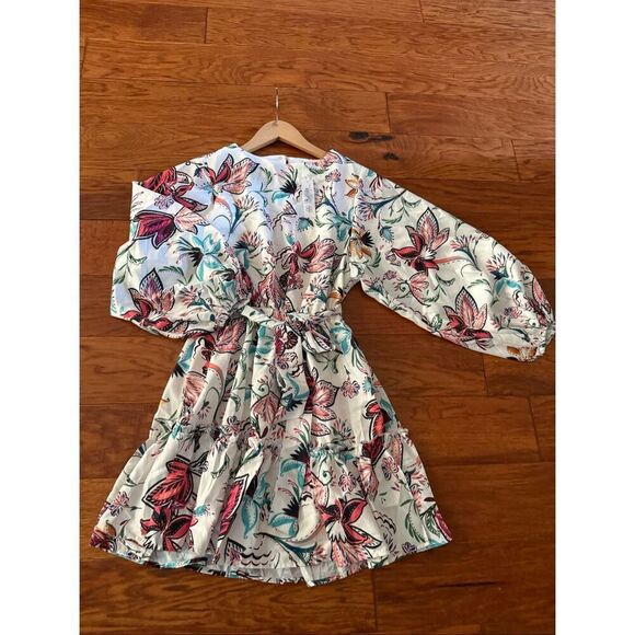 NWT Baltic Born Tally Dress Floral Butterfly Print White Size S - Picture 9 of 15